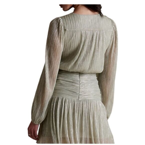 BANANA REPUBLIC Metallic Mini Dress In Size 4 - Picture 9 of 10